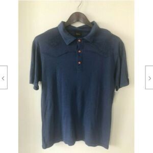 Men Von Dutch Polo Neck T-Shirt Blue